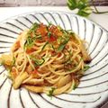 とのチャマ's cooksnap of when they made ＊いくらと明太子とエリンギのパスタ＊.