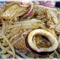 めけてー's cooksnap of when they made イカの美味しいキムチ炒め.