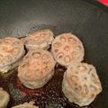 chou*'s cooksnap of when they made 大葉入りヘルシーなレンコンのはさみ焼き.