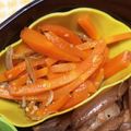 わたさな2016's cooksnap of when they made 人参の甘さ引き立つ塩麹じゃこ炒め煮.