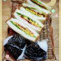 海理ママ's cooksnap of when they made ベーコンと焼き卵のサンドイッチ.