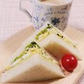 クックHG9V8Y☆'s cooksnap of when they made 簡単！絶品たまごサンドイッチ✨.