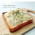 inyako's cooksnap of when they made バターの風味♪新玉葱＆しらすのトースト.