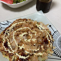 MIHO＊Akmt's cooksnap of when they made お茶漬けのもと　de　お好み焼き.