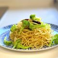 かっちゃん杉's cooksnap of when they made ブロッコリーのペペロンチーノ風焼きそば.