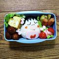 えりんぎ☆☆☆'s cooksnap of when they made ドラえもん ジャイアン スネ夫 キャラ弁.