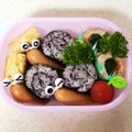 サイチョン's cooksnap of when they made キャラ弁☆海苔巻きでかたつむり.