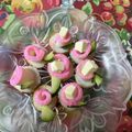 クック8OXGTK☆'s cooksnap of when they made かまぼことちくわのお花。キャラ弁おかず♪.