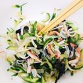 ゆしかあさん's cooksnap of when they made 新玉ねぎとカニかまの和風サラダ.
