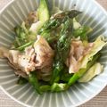 C−CHAN's cooksnap of when they made 豚肉とキャベツとアスパラの塩ダレ炒め.