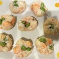 元看板娘's cooksnap of when they made 海老とはんぺんのレンジ蒸し♡お弁当にも.