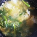 ゆにコーン's cooksnap of when they made ニラたまのお味噌汁.