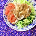 ふたごゆき's cooksnap of when they made 棒々鶏風めん.