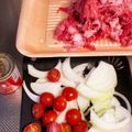 大阪のちゃーちゃん's cooksnap of when they made 簡単おかず♪牛こまとトマトのカレー炒め.