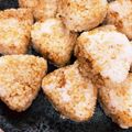 はるひやま's cooksnap of when they made のり佃煮のおにぎり♪①* 天かす*.