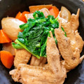 yumelon88's cooksnap of when they made 手羽元手羽先のとろとろにんにく醤油煮♡.