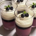 ３５９'s cooksnap of when they made ブルーベリームースのクリームチーズ添え.