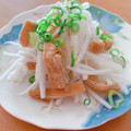 ☆３匹の子ぶた☆'s cooksnap of when they made 甘辛油揚げと大根のさっと和え.