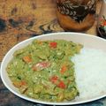 タアキB's cooksnap of when they made ほうれん草のグリーンカレー★.