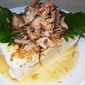 すぎひのき's cooksnap of when they made 塩サバ冷奴 簡単おつまみ.