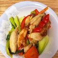 lazy8's cooksnap of when they made 【龍愛】ささ身と青梗菜の甘辛炒め.