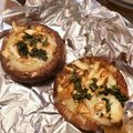 conoha♡'s cooksnap of when they made しいたけの大葉マヨチーズ焼き.
