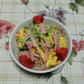 レオミウ's cooksnap of when they made 簡単副菜★もやし卵ハム胡瓜で冷やし中華風.