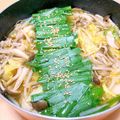 ステルトミチル's cooksnap of when they made 簡単◎豚こま切れでもつ鍋風一人鍋.