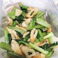 ねこジロ's cooksnap of when they made 小松菜と竹輪の生姜炒め【作り置き】.