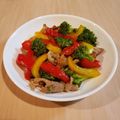 Richland☆Y's cooksnap of when they made 豚肉ブロッコリーパプリカの甘酢炒め.