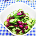ととろ＆めい's cooksnap of when they made キュウリと柴漬けの☆あっさり酢の物☆.