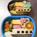 Chaaa_room's cooksnap of when they made ２歳の誕生日に★新幹線プレート★.