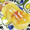 在宅勤務のおじさん's cooksnap of when they made HMで簡単！ふわふわスフレパンケーキ.