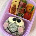 サイチョン's cooksnap of when they made サンリオ けろっぴ キャラ弁.