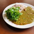 mimimi☆71's cooksnap of when they made ほうれん草と緑豆のグリーンカレー.