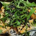 nico_p_q's cooksnap of when they made シソのせ豆腐ユッケ丼。.