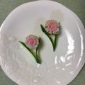 コムギ大好き's cooksnap of when they made 竹輪と かまぼこ 可愛いお花 飾り切り.