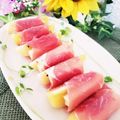 ゆるмαмα's cooksnap of when they made 生ハムのクリームチーズとキウイ巻き♡.