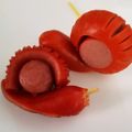 巴マミ14歳's cooksnap of when they made でんでん虫のウインナー飾り切り♪キャラ弁.