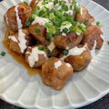おかめ695's cooksnap of when they made ハンペンとひき肉だけ♡てりやきマヨソース.