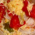 9ma9ma's cooksnap of when they made トマトとたまごの煮麺.