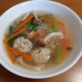 yumelon88's cooksnap of when they made 鶏だんごの春雨スープ.