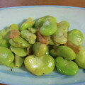 クックD47QAT☆'s cooksnap of when they made おつまみに♪＜そら豆の黒胡椒炒め＞.