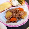 airi777's cooksnap of when they made 簡単✩煮込み10分我が家の定番肉じゃが.