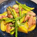 りょおすけの嫁's cooksnap of when they made レンジで時短！アスパラポテトチーズ炒め.