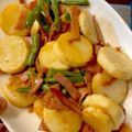 ボブ♪'s cooksnap of when they made 長芋とベーコンのバター醤油炒め.