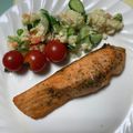 ちゃぎー's cooksnap of when they made サラダエレガンスでサーモンのムニエル.