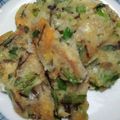 クック6DDPP8☆'s cooksnap of when they made 塩昆布と豚肉入りチーズのジョン（チヂミ）.