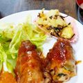❀姫ママ❀'s cooksnap of when they made 大葉とチーズの肉巻き（豚巻き）.