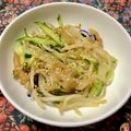 kouzoF's cooksnap of when they made レンジで簡単！搾菜もやしきゅうりナムル.